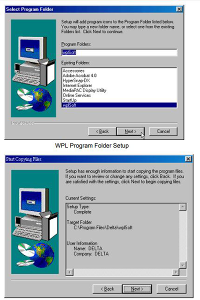 Delta WPL Software for Control Technologies 