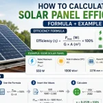 How to Calculate Solar Panel Efficiency (Formula + Example