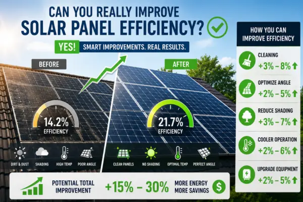 Can You Really Improve Solar Panel Efficiency