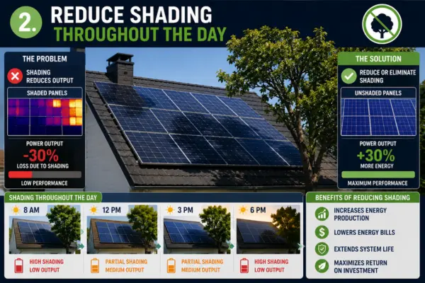 Reduce Shading Throughout the Day