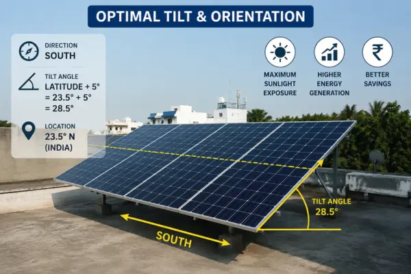 Install Panels at the Optimal Tilt and Orientation