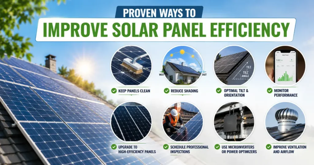 7 Proven Ways to Improve Solar Panel Efficiency (2026 Guide)