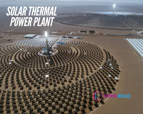 Construction and Working of Solar Thermal Power Plant