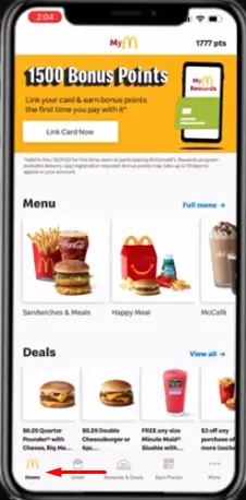View Orders on the McDonald’s App
