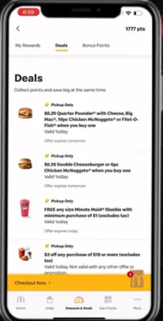 View Orders on the McDonald’s App6