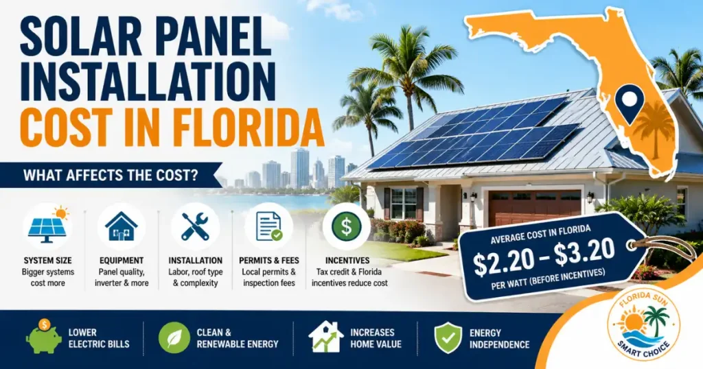 Solar Panel Installation Cost in Florida (2026 Guide)