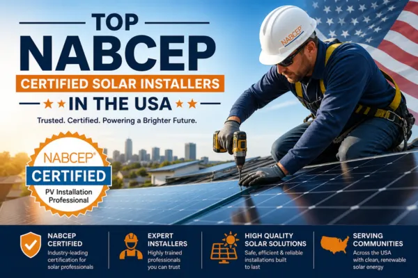Top NABCEP Certified Solar Installers in the USA