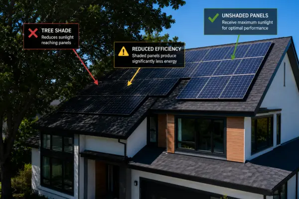 Shading on Solar Panels