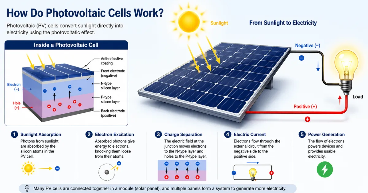 How Do Photovoltaic Cells Work