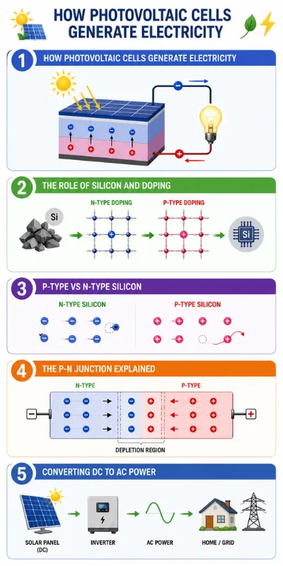 How Photovoltaic Cells Generate Electricity