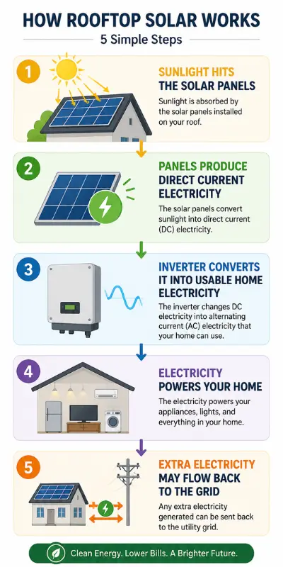 How Rooftop Solar Works