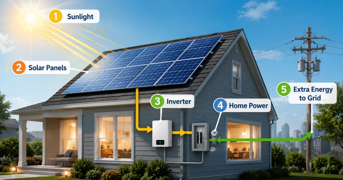 how solar panel installation works