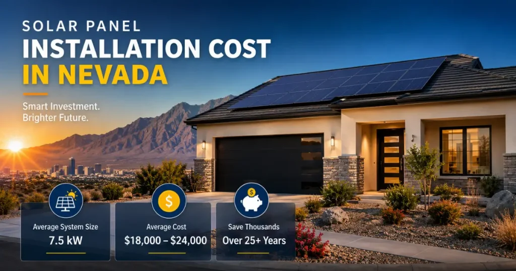 Solar Panel Installation Cost in Nevada (2026)